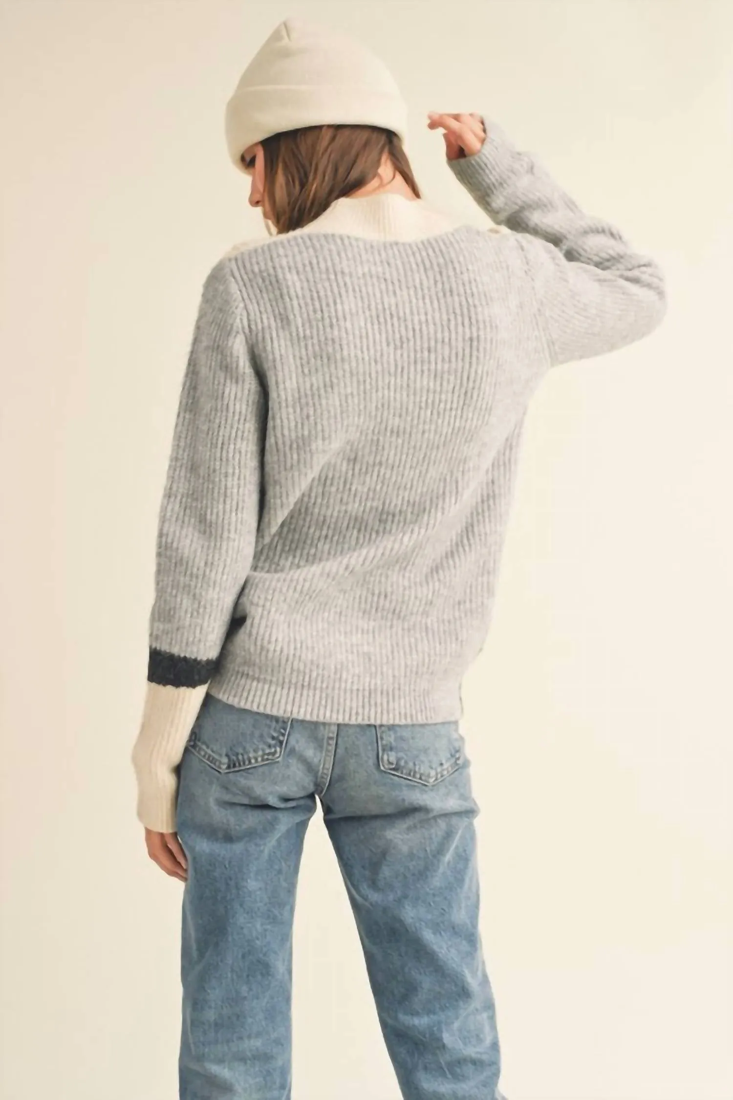 &Merci - Mindi Mock Neck Sweater