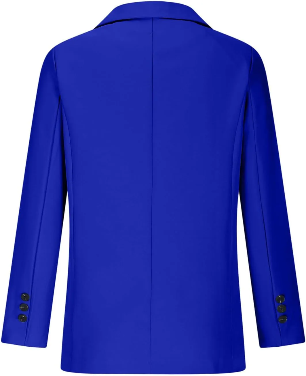 Casual Blazer Suit Jacket for Women 2025 Dressy Fall Tops Rollup Sleeve Open Front Button Work Office Blazers Outwear