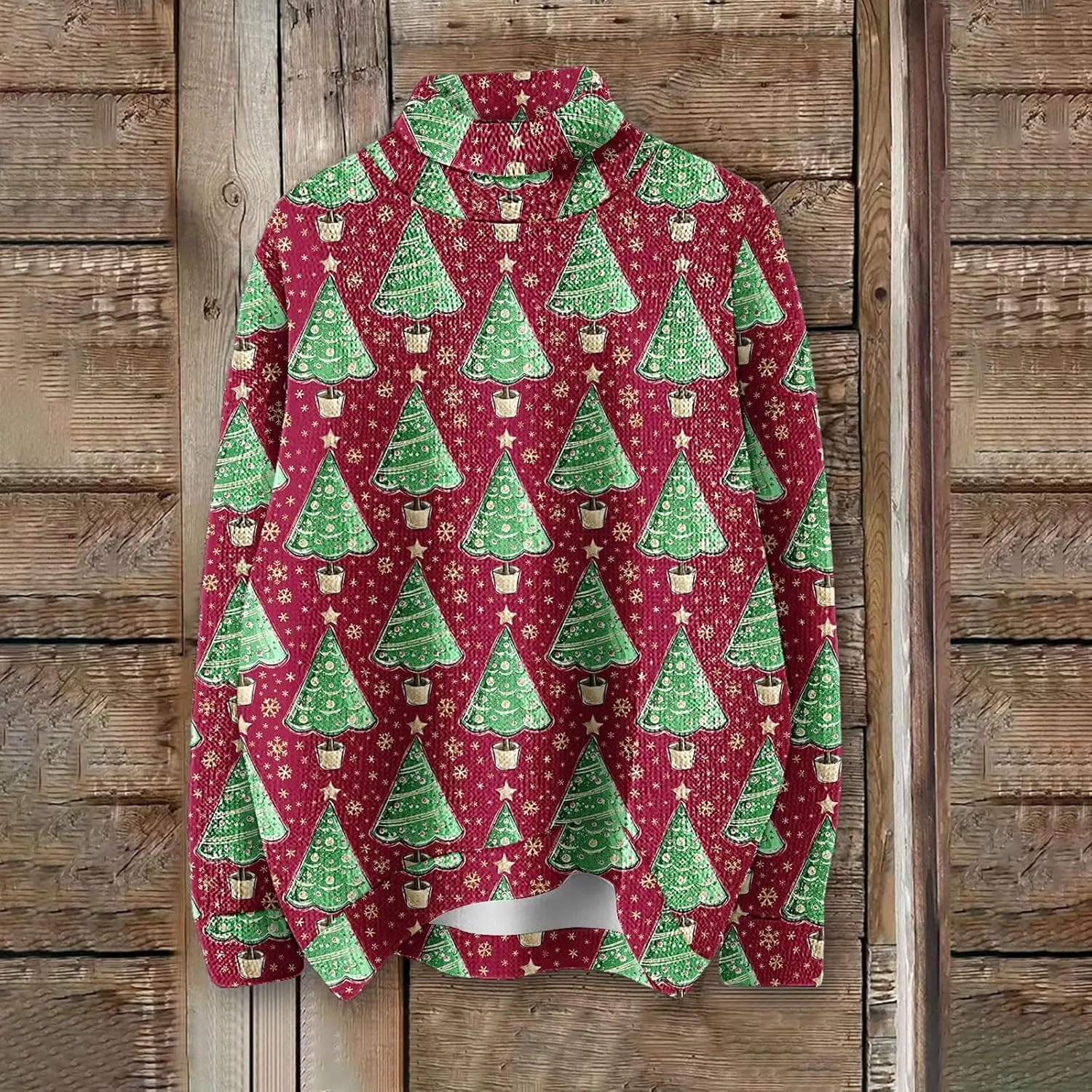 Christmas Sweaters for Women Warm Winter Casual Turtleneck Pullover Comfy Long Sleeve Knit Sweater Fall Winter Outfits
