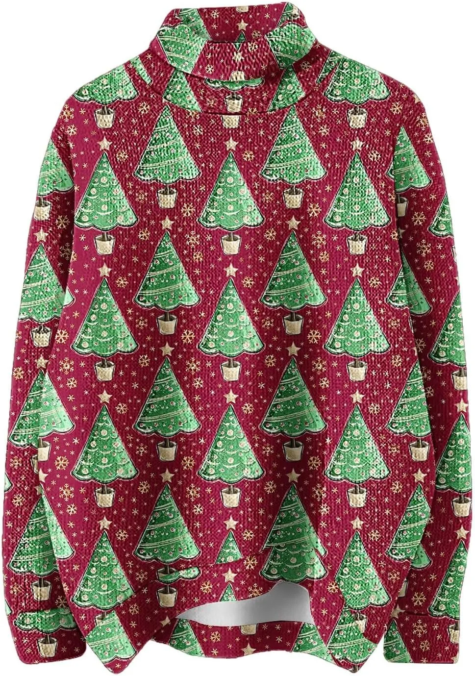 Christmas Sweaters for Women Warm Winter Casual Turtleneck Pullover Comfy Long Sleeve Knit Sweater Fall Winter Outfits