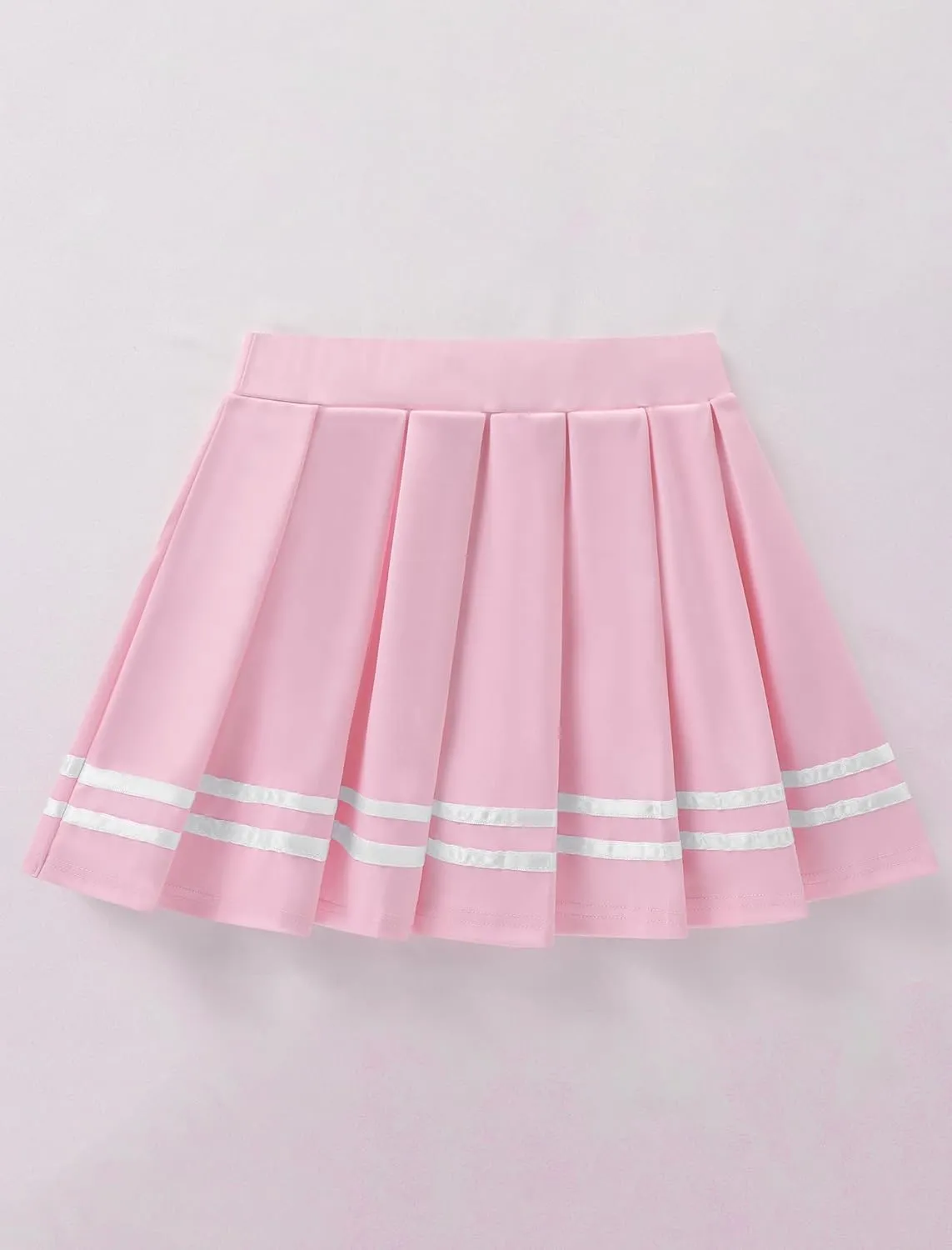 FYMNSI Women's Mini Pleated Skirt Retro High Waist School Girl Skirt Cheerleader Skirts Japanese Uniform Skirt Rave Bottoms