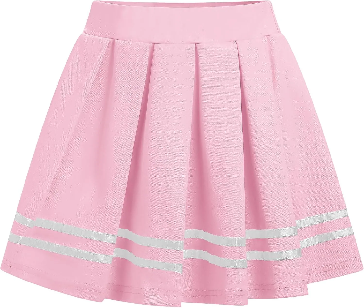 FYMNSI Women's Mini Pleated Skirt Retro High Waist School Girl Skirt Cheerleader Skirts Japanese Uniform Skirt Rave Bottoms