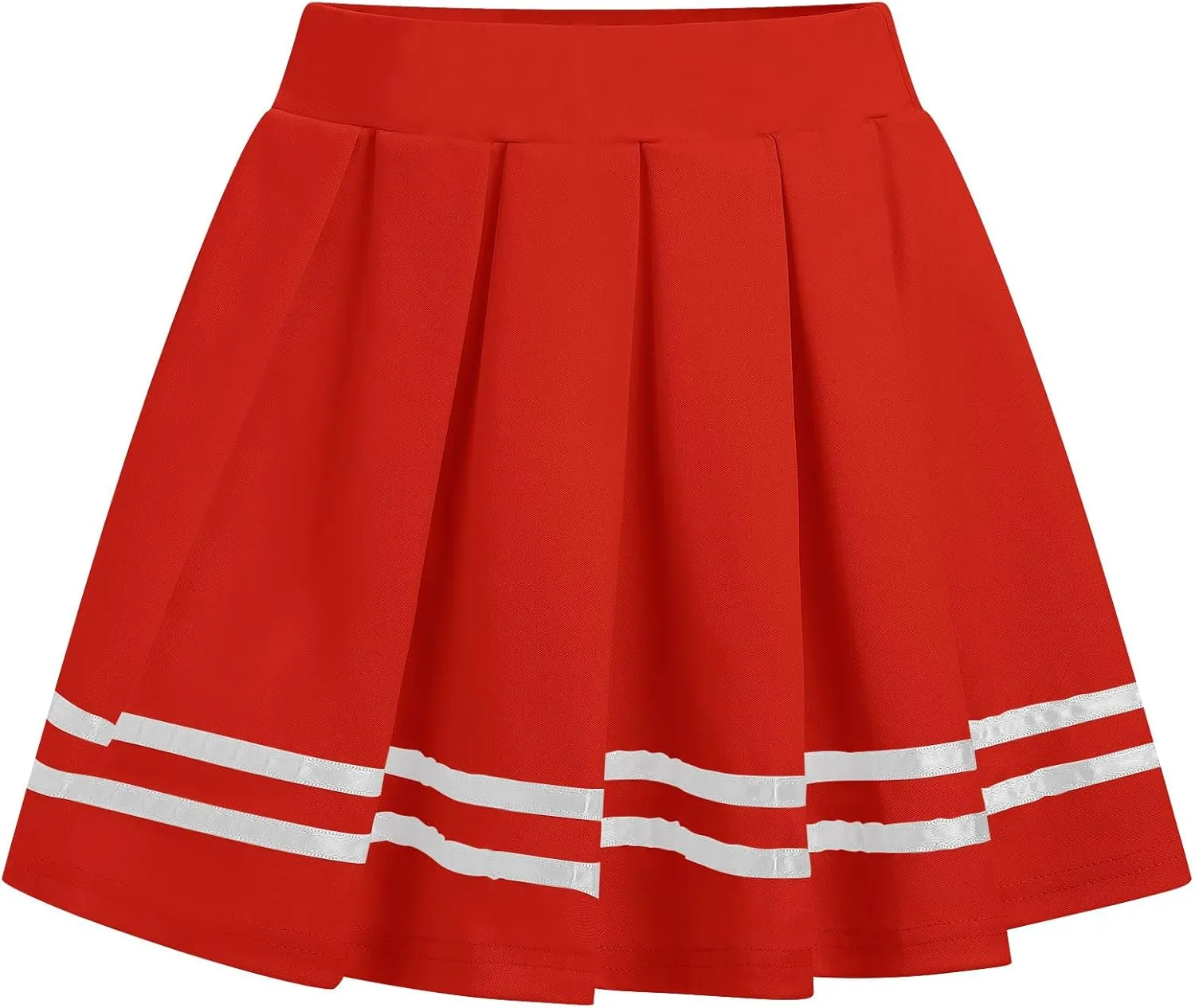 FYMNSI Women's Mini Pleated Skirt Retro High Waist School Girl Skirt Cheerleader Skirts Japanese Uniform Skirt Rave Bottoms