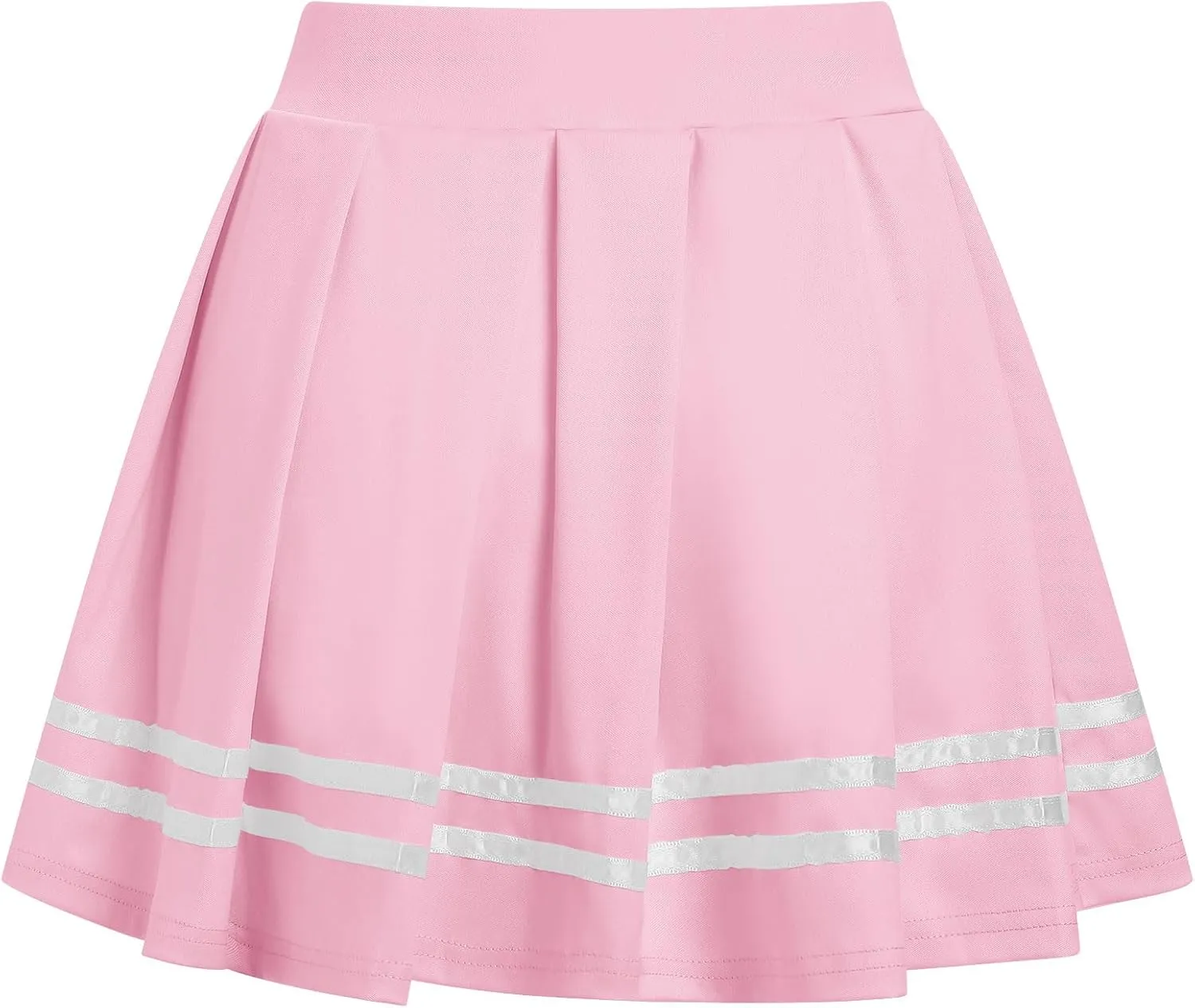 FYMNSI Women's Mini Pleated Skirt Retro High Waist School Girl Skirt Cheerleader Skirts Japanese Uniform Skirt Rave Bottoms
