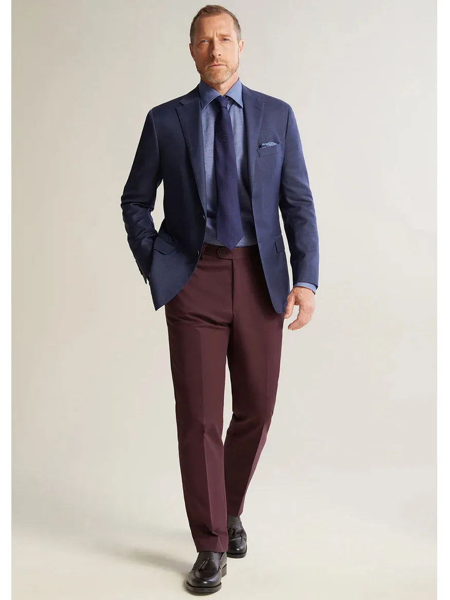 Hickey Freeman (Heritage Gold) Navy Hopsack Global Guardian Blazer