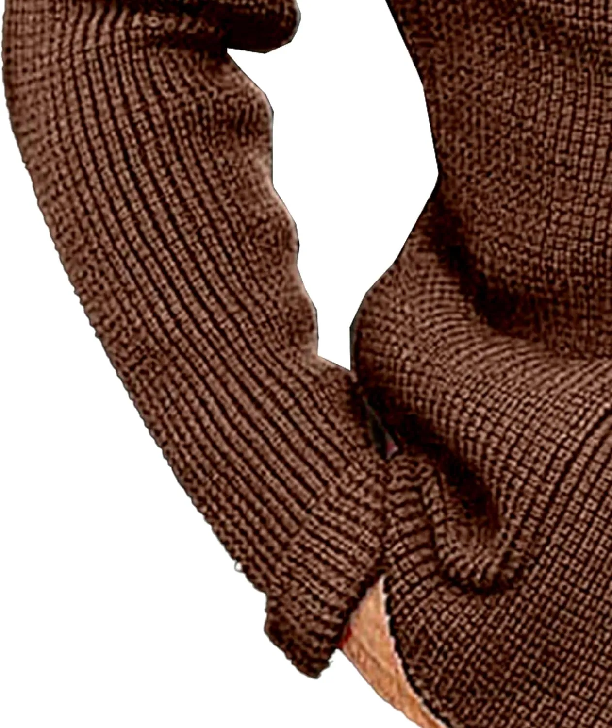 Men's Cardigan Sweater Slim Fit Stand Collar Cardigan Outerwear Casual Knitted Button Down Sweater with Pockets