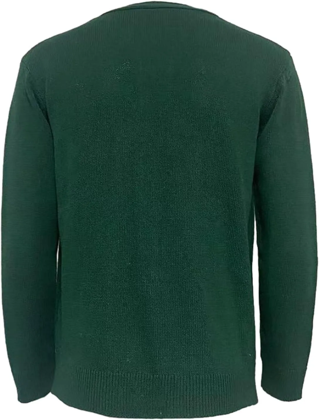 Mens Loose Button Up Knit Cardigan Soft Lightweight V-Neck Long Sleeve Sweater Basic Designed Knitted Outwear