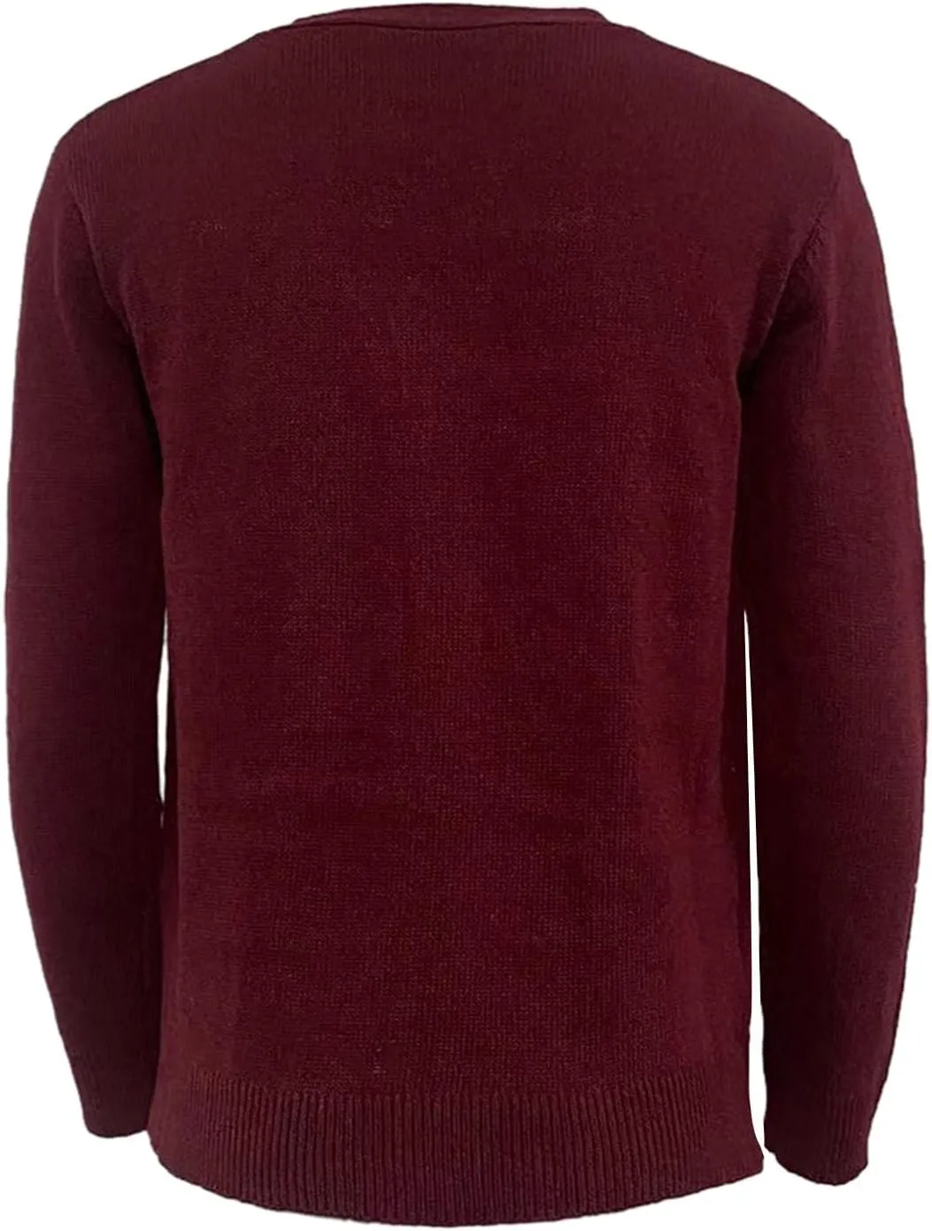 Mens Loose Button Up Knit Cardigan Soft Lightweight V-Neck Long Sleeve Sweater Basic Designed Knitted Outwear