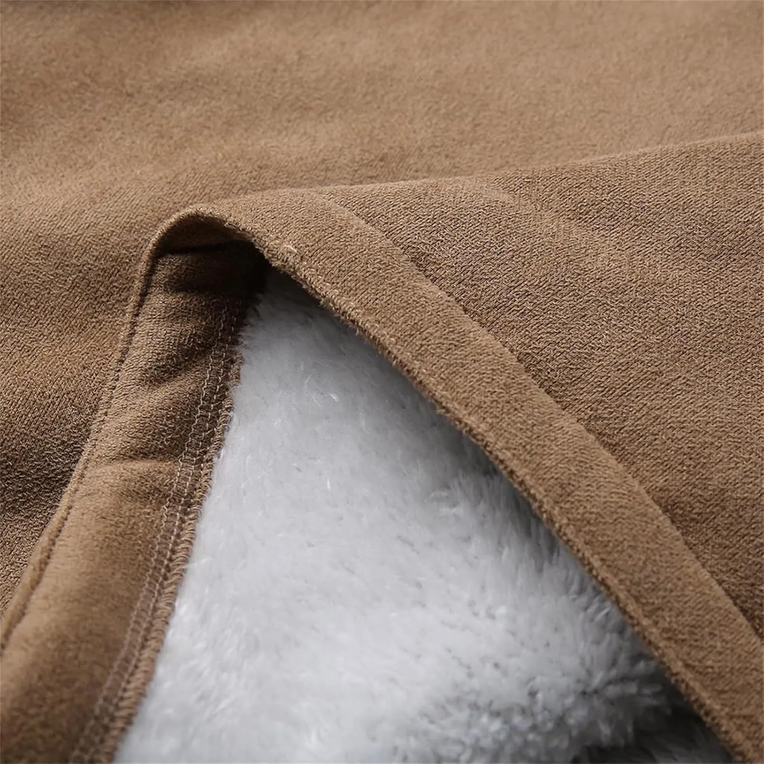 Plus Size Winter Coats for Women 2023 Warm Sherpa Fleece Lined Distressed Jackets Faux Suede Hooded Parka Outerwear