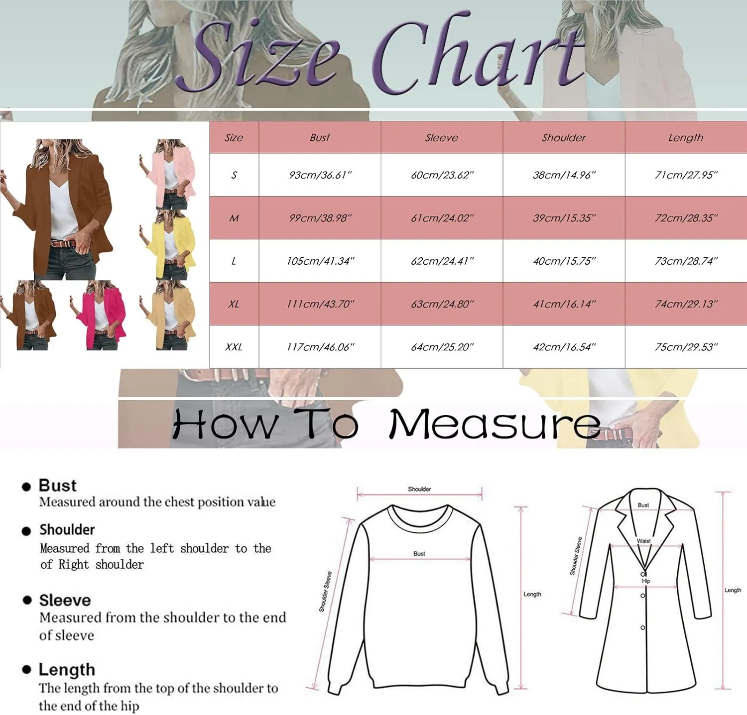 Women's Summer Blazer Lapel 3/4 Sleeve Dressy Elegant Trendy Comfortable Comfort Fit Fashion Work Suit