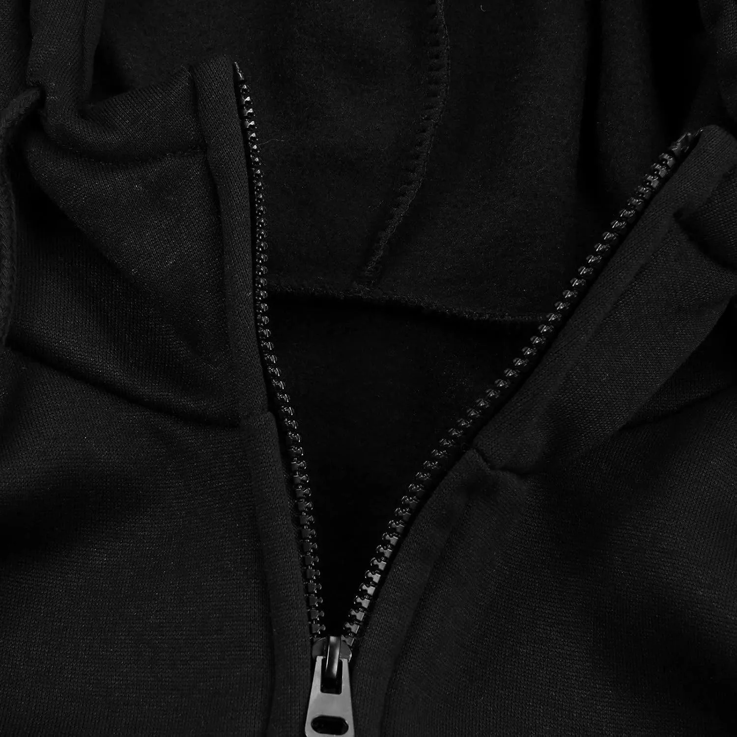 Women's Warm Hooded Coat Plus Size Zipper Fleece Sweatshirt Winter Solid Long Sleeve Baggy Mid-Length Jacket Pocket